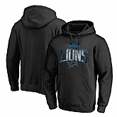 Men's Detroit Lions NFL Pro Line by Fanatics Branded Arch Smoke Pullover Hoodie Black